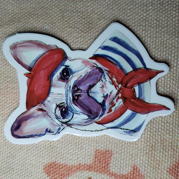 (i) French Bulldog Sticker Doggie Dog Mom Puppy Frenchie - Picture 1 of 5